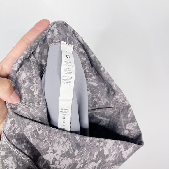 Lululemon Women 6 Align High Rise Pant 25" Legging Hideaway Camo Lunar Rock Gray - Picture 12 of 12